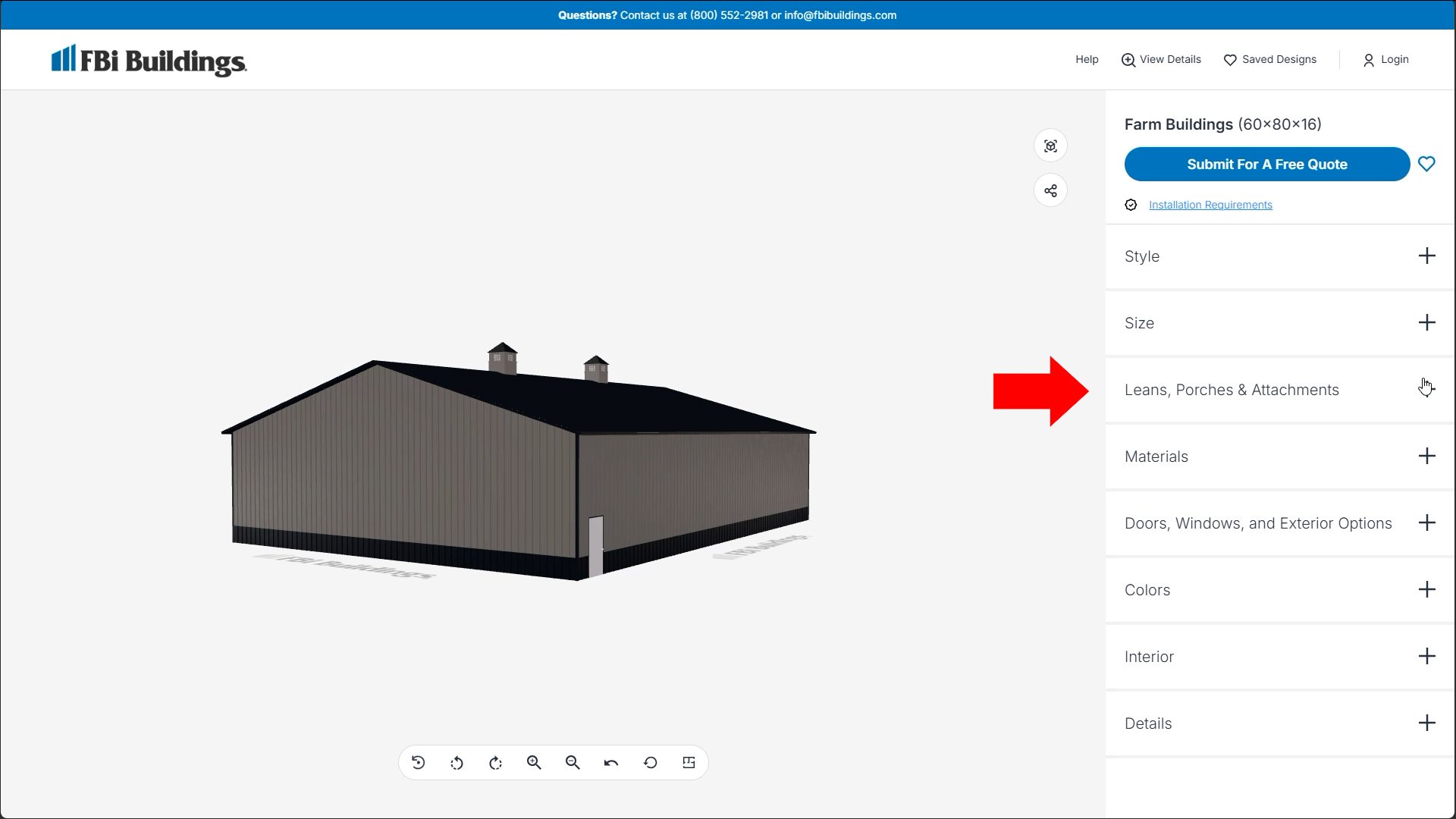 Design Your Own Pole Barn_Step 4_Porches